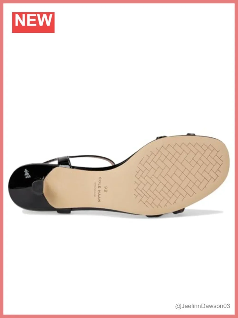 Cole Haan Leni Kitten Heel Strappy Slingback Sandals Women's 40mm Leather